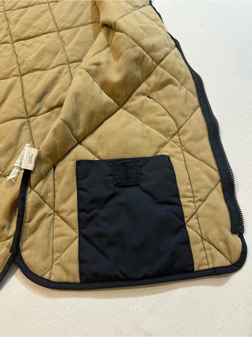 J.Crew Quilted Navy Vest Men’s Medium